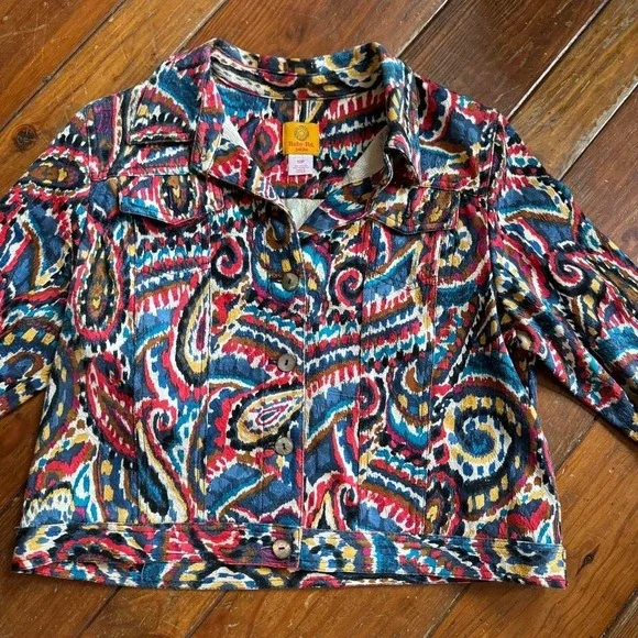 Ruby Rd. Multicolored Jacket - Picture 2 of 6